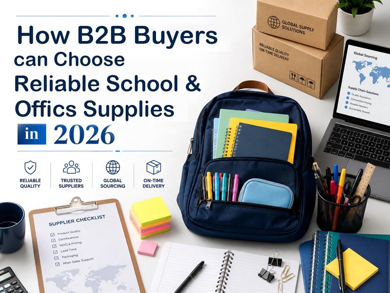 Cómo los compradores B2B pueden elegir material escolar y de oficina confiable en 2026