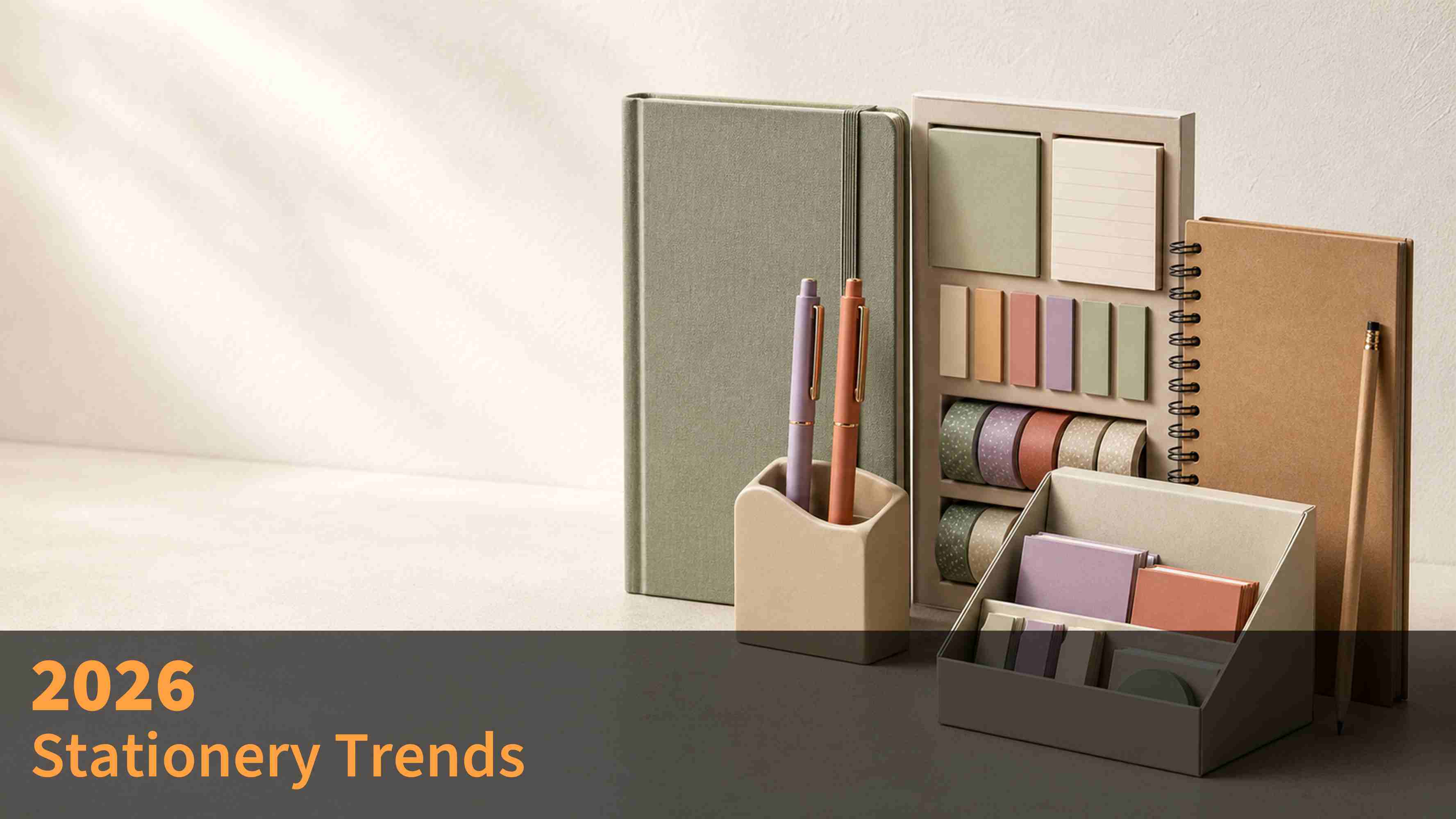 Tendencias en papelería para 2026: ¿Qué productos deberían adquirir los compradores minoristas?