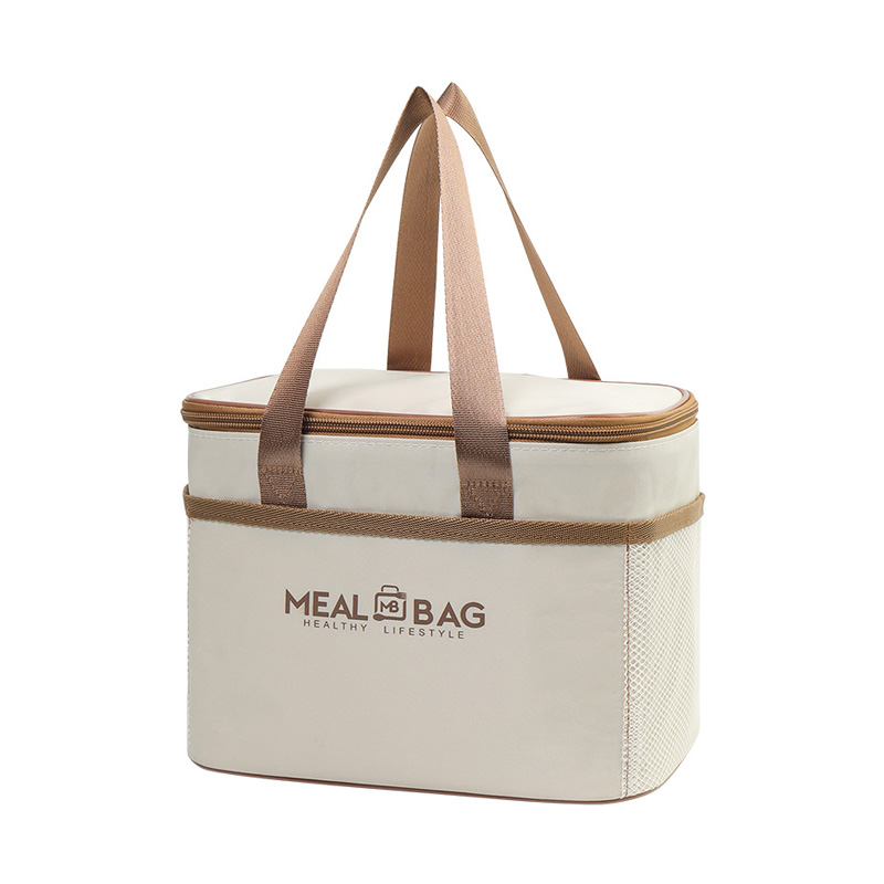Bolsa de almuerzo clásica de tela Oxford impermeable con aislamiento