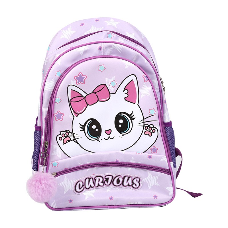 Mochila Escolar Gatito Curioso