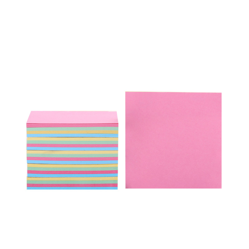 Nota adhesiva autoadhesiva rectangular de colores brillantes