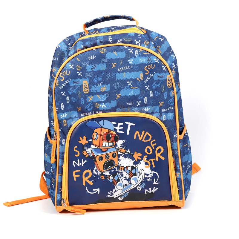 Mochila escolar clásica Robot Pu
