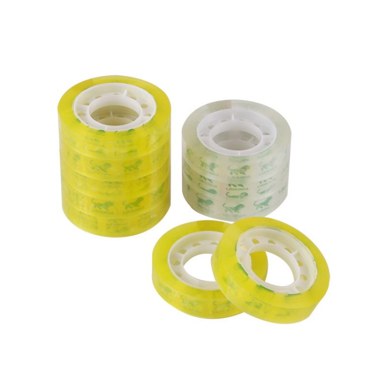 Cintas de papelería transparentes