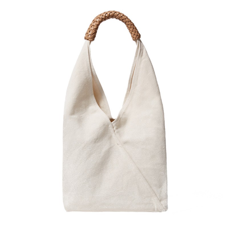 Bolso tote de lona vintage para mujer