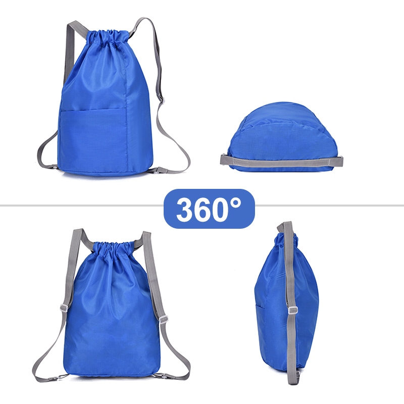 Mochila impermeable con cordón